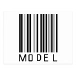 Code barres modèle carte postale