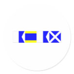 Code Flag Adam Stickers