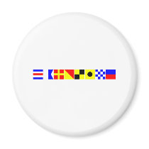 Code Flag Caroline Refrigerator Magnet