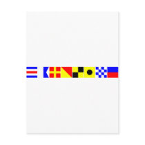 Code Flag Caroline Post Cards