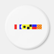 Code Flag Hailey Refrigerator Magnets