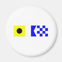 Code Flag Ian Fridge Magnets