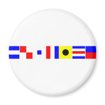 code flag justice fridge magnet