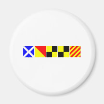Code Flag Molly Magnet