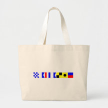 Code Flag Natalie Tote Bags