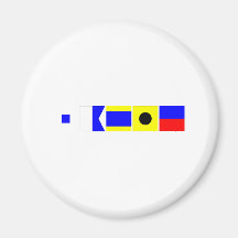 Code Flag Sadie Refrigerator Magnet