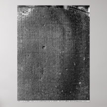 Code of Hammurabi, detail of column inscription Posters
