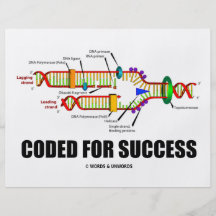Codé pour le succès (reproduction d'ADN) Prospectus Avec Motif