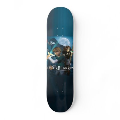 Codebearers Skateboard by luminationstudios
