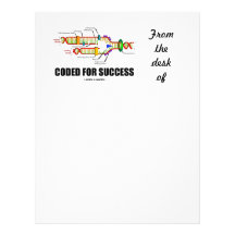 Coded For Success (DNA Replication) Personalized Letterhead