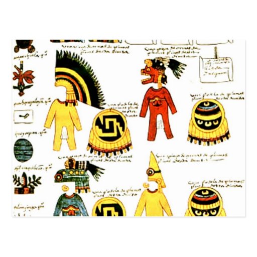 Codex Mendoza Postcard