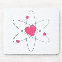 Coeur atomique tapis de souris