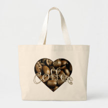Coeur de café sacs en toile