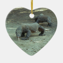 Coeur de dragon de Komodo Décorations Pour Sapins De Noël