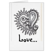 Coeur de fantaisie, amour… cartes
