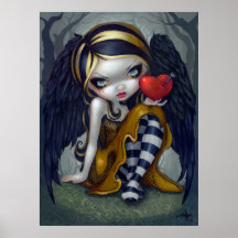 Coeur de fée gothique de Valentine d'IMPRESSION d' Poster