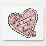 Coeur de maman de la maison tapis de souris