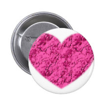 Coeur de marbre rose badge