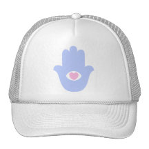 Coeur de Miriam Hamsa Casquettes De Camionneur