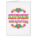 Coeur de Scrapbooking heureux Carte
