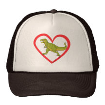 Coeur de T Rex Casquette De Camionneur