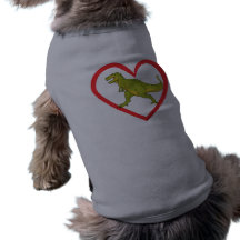 Coeur de T Rex Manteaux Pour Toutous