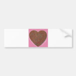 Coeur de tache de rousseur "je t'aime" ! adhésif pour voiture