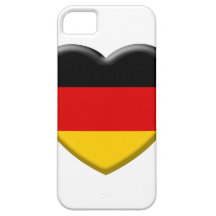 Coeur drapeau Allemand j'aime l'Allemagne Étui iPhone 5