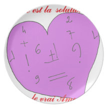 COEUR INTERROGATIF.png Assiettes Pour Soirée
