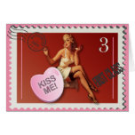 Coeur KissMe de sucrerie ! Carte de Bitsch Valenti