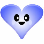 Coeur mignon de Kawaii Valentine Photo Sculpture
