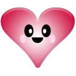 Coeur mignon de Kawaii Valentine Découpages En Acrylique