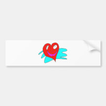 COEUR RIEUR1.png Adhésif Pour Voiture