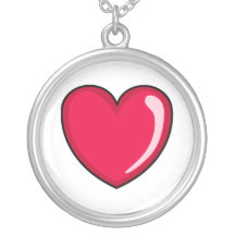 Coeur rouge pendentifs