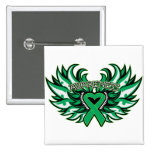 Coeur Wings.png de conscience de Cancer de foie Pin's