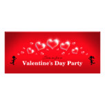 Coeurs de bulle - invitations de partie de Saint-V