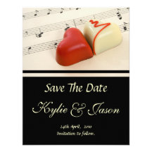 Coeurs de mariage réglés invitations