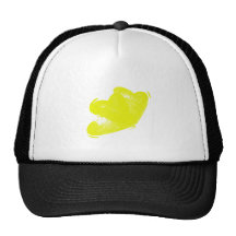 Coeurs jaunes casquette de camionneur