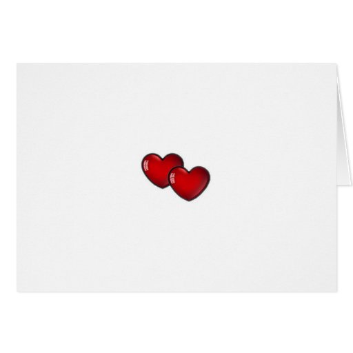 Coeurs rouges cartes