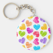 Coeurs vibrants Keychain Porte-clef