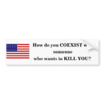 COEXIST? bumper stickers