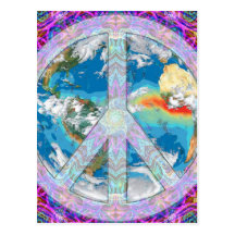 Coexist  - Peace on Earth Postcard
