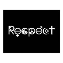 Coexist With Respect Postcard