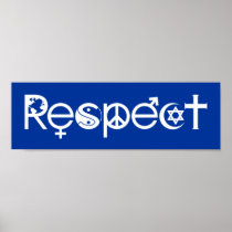 Coexist With Respect Poster Print