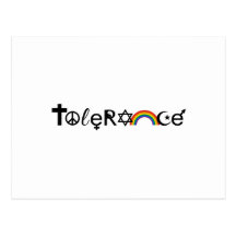 COEXIST WITH TOLERANCE -.png Post Card