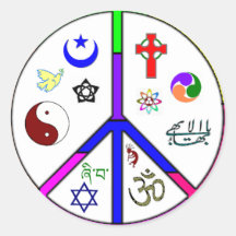 Coexistence paisible autocollants