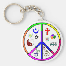 Coexistence paisible porte-clé