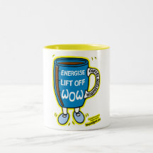 Coffee Accelerator WOW Dancing Mug