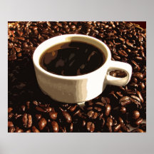 Coffee and Beans Print