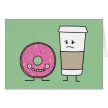 Coffee and Donut Card